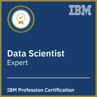 شهادة خبير في علم البيانات من شركة IBM